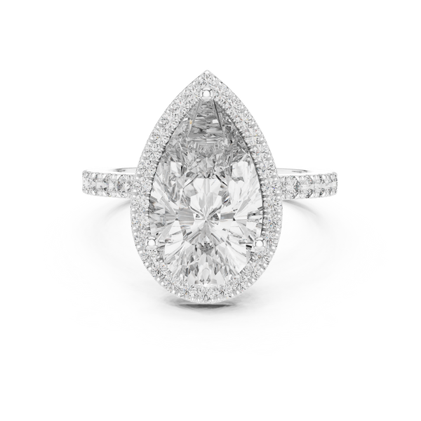 1ct, 2ct, 3ct, 4ct Lab Grown Diamond Sculptured Grace Ring