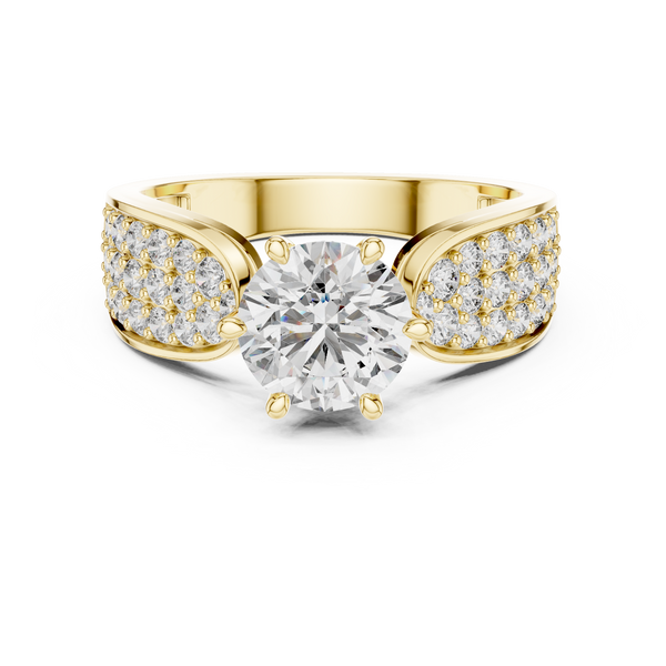 1ct, 2ct, 3ct, 4ct Lab Grown Diamond Bold Legacy Ring