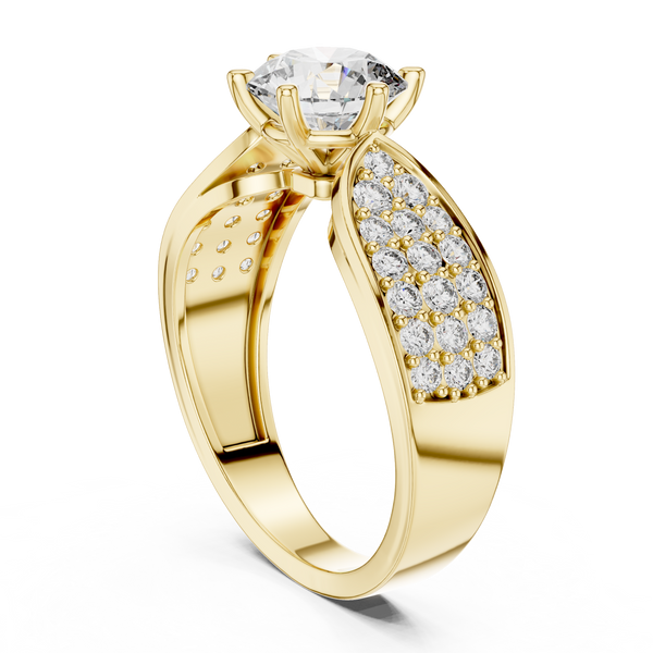 1ct, 2ct, 3ct, 4ct Lab Grown Diamond Bold Legacy Ring