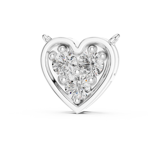 0.36ct Lab Grown Diamond Heart Design Pendant 42#360011N@7