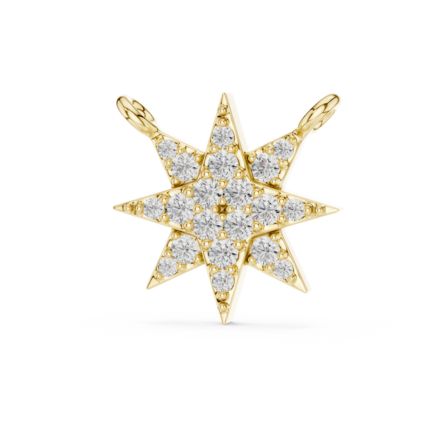 0.07ct Lab Grown Diamond Star Pendant – A Spark of Everyday Brilliance -42#360012N@7