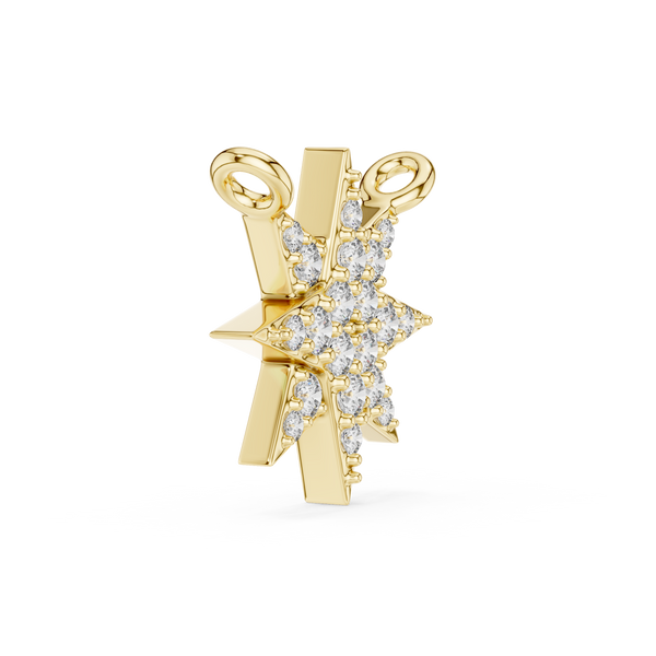0.07ct Lab Grown Diamond Star Pendant – A Spark of Everyday Brilliance -42#360012N@7