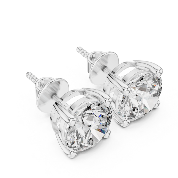 Lab Grown Diamond Crown Style Earrings