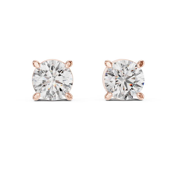 2.5ct Lab Grown Diamond Solitaire Stud Earrings - ER-0016@7