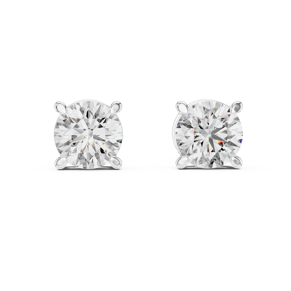 2.5ct Lab Grown Diamond Solitaire Stud Earrings - ER-0016@7