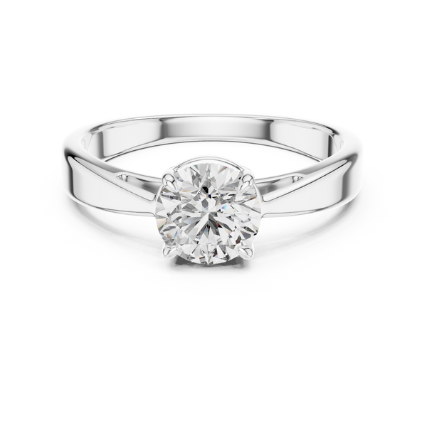 1ct Lab Grown Diamond Ring – Round Cut Diamond