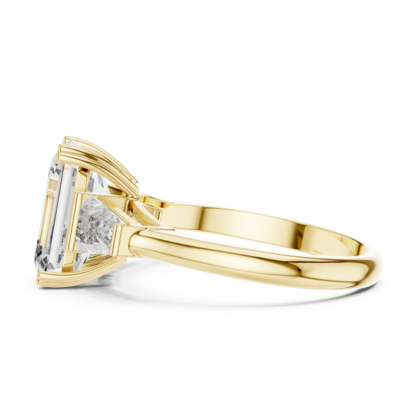 3.60ct Princess & Baguette Lab Grown Diamond Ring