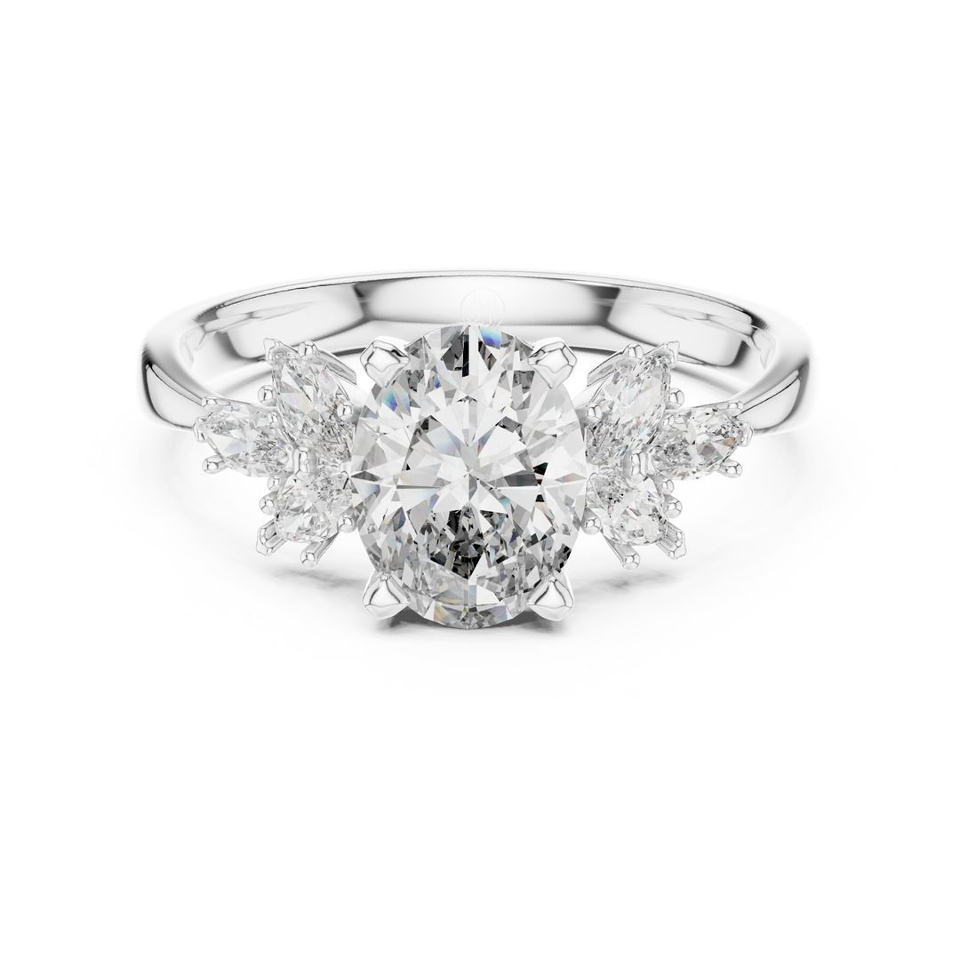Lab Grown Diamond Ring – Oval & Marquise Cut Diamonds