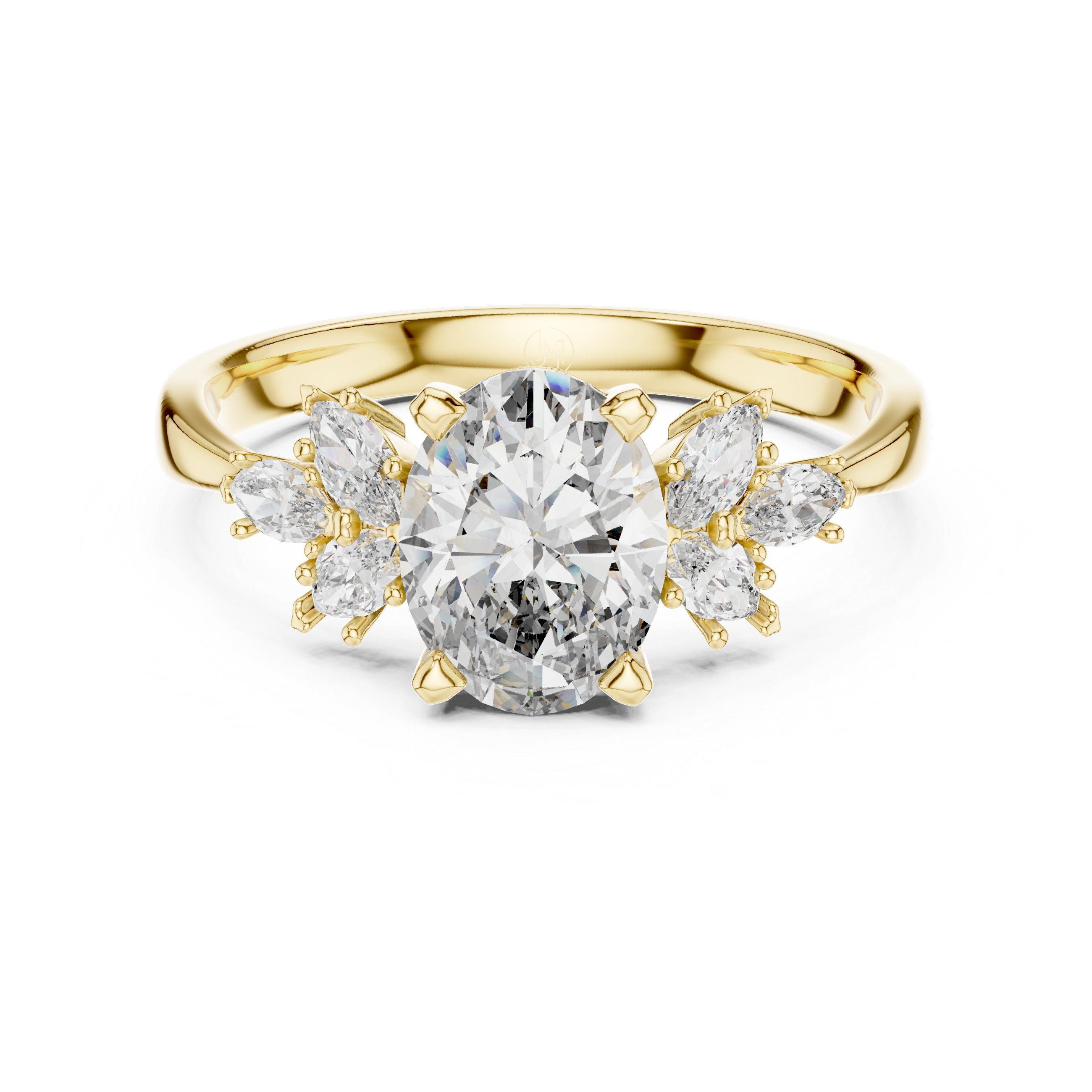 Lab Grown Diamond Ring – Oval & Marquise Cut Diamonds