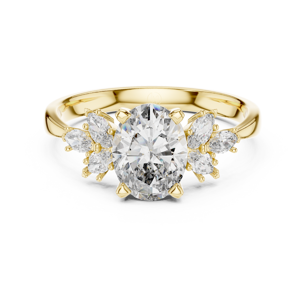 Lab Grown Diamond Ring – Oval & Marquise Cut Diamonds