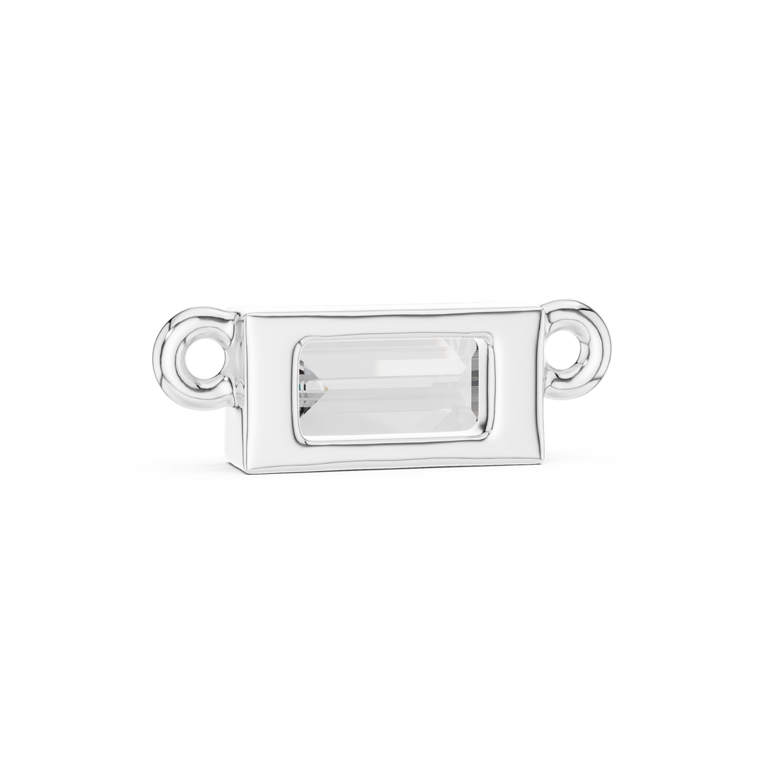 0.31ct Lab Grown Diamond Pendant - Baguette Cut Diamond