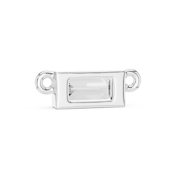 0.31ct Lab Grown Diamond Pendant - Baguette Cut Diamond