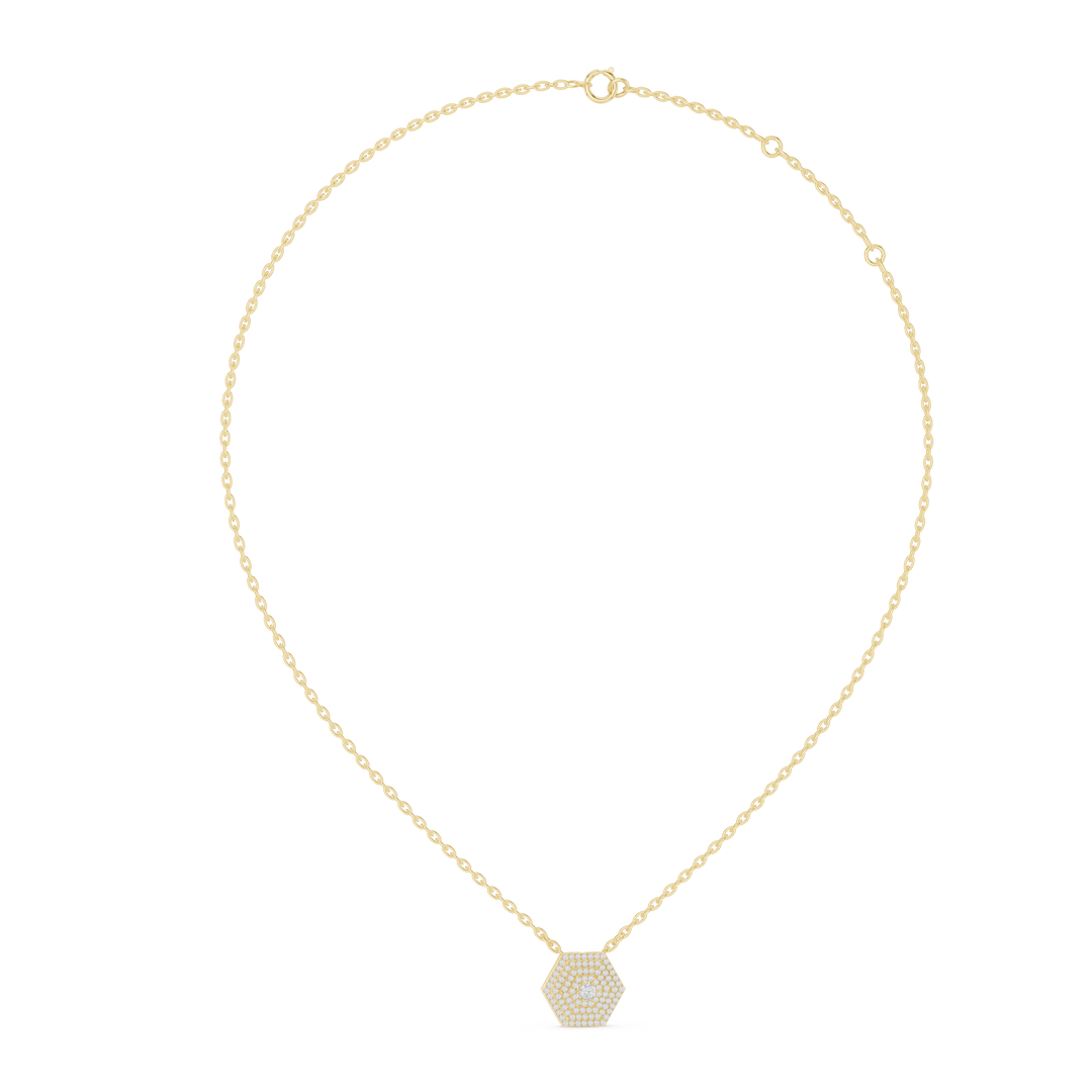 0.6ct Lab Grown Diamond Pendant - Round Cut Diamond