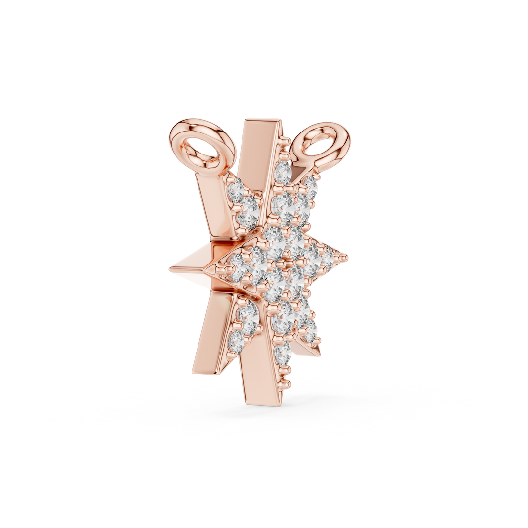 0.07ct Lab Grown Diamond Star Pendant – A Spark of Everyday Brilliance -42#360012N@7