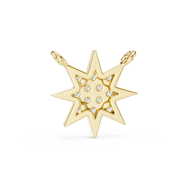 0.07ct Lab Grown Diamond Star Pendant – A Spark of Everyday Brilliance -42#360012N@7