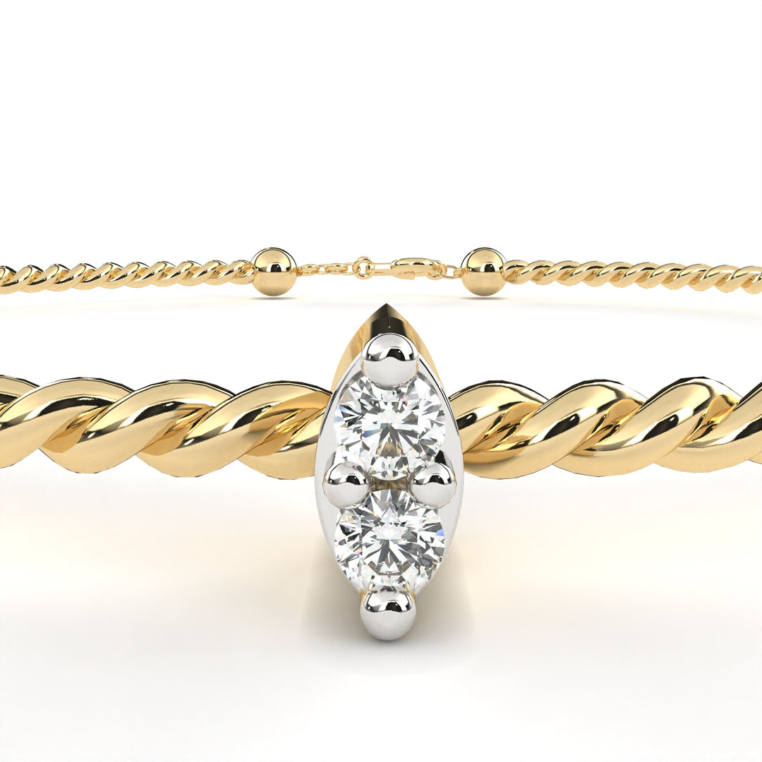 0.22ct Lab Grown Diamond Bracelet – Round Cut Diamond