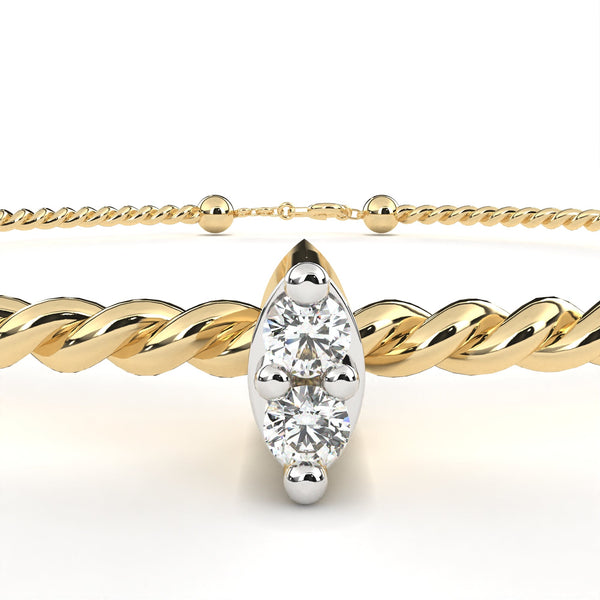 0.22ct Lab Grown Diamond Bracelet – Round Cut Diamond