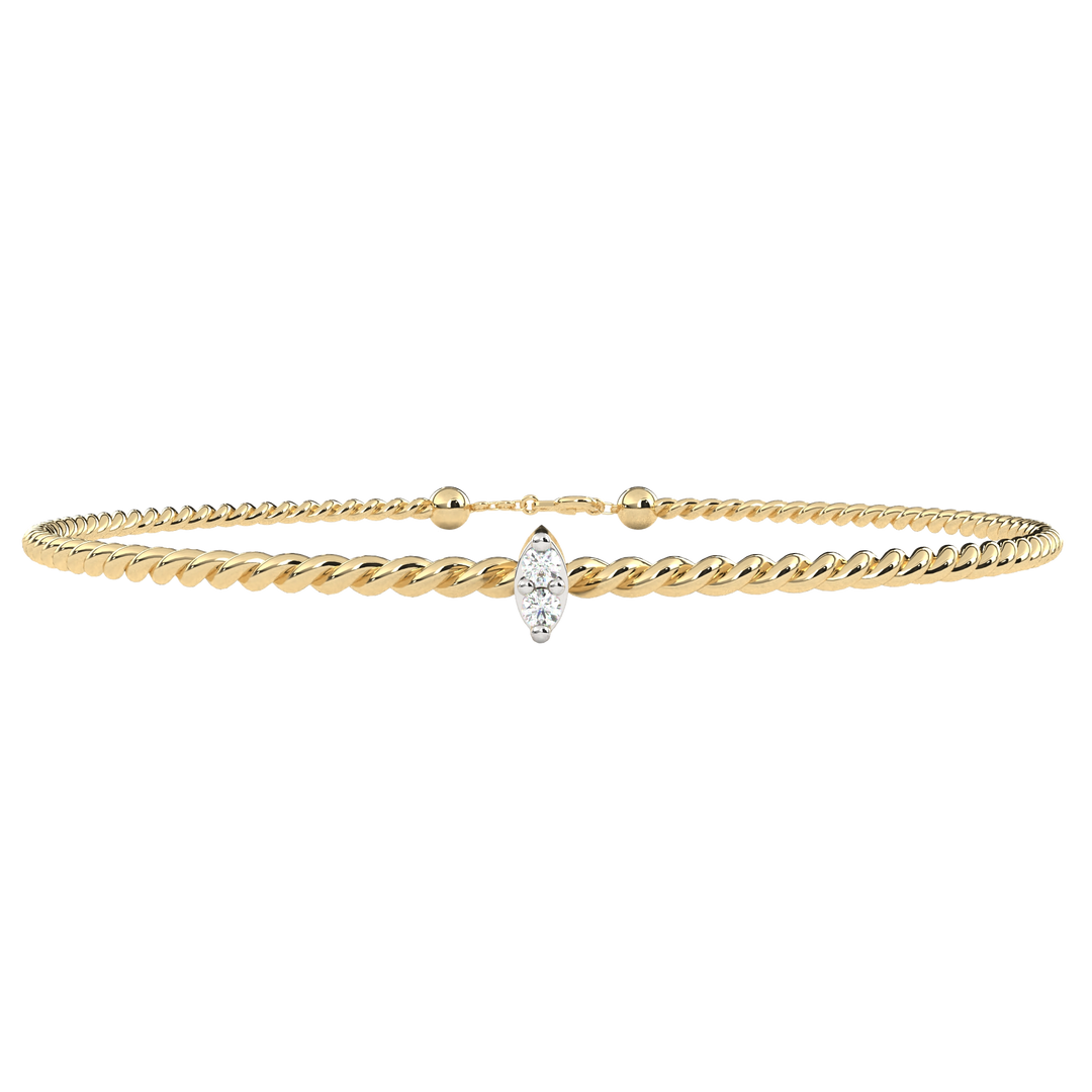 0.22ct Lab Grown Diamond Bracelet – Round Cut Diamond
