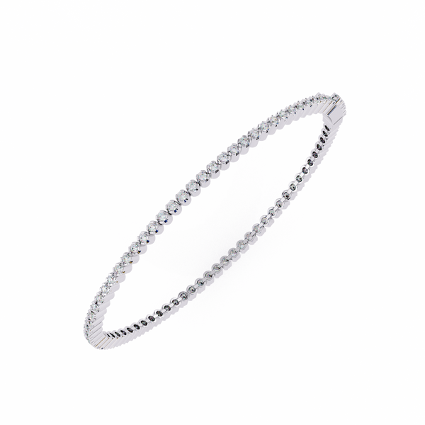 1.13ct Lab Grown Diamond Bracelet – Round Cut Diamond DHBR-2004 (3)