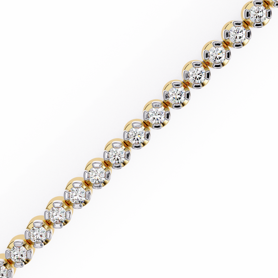 1.13ct Lab Grown Diamond Bracelet – Round Cut Diamond