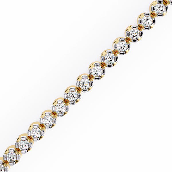 1.13ct Lab Grown Diamond Bracelet – Round Cut Diamond