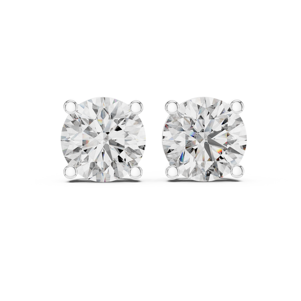 Lab Grown Diamond Crown Style Earrings