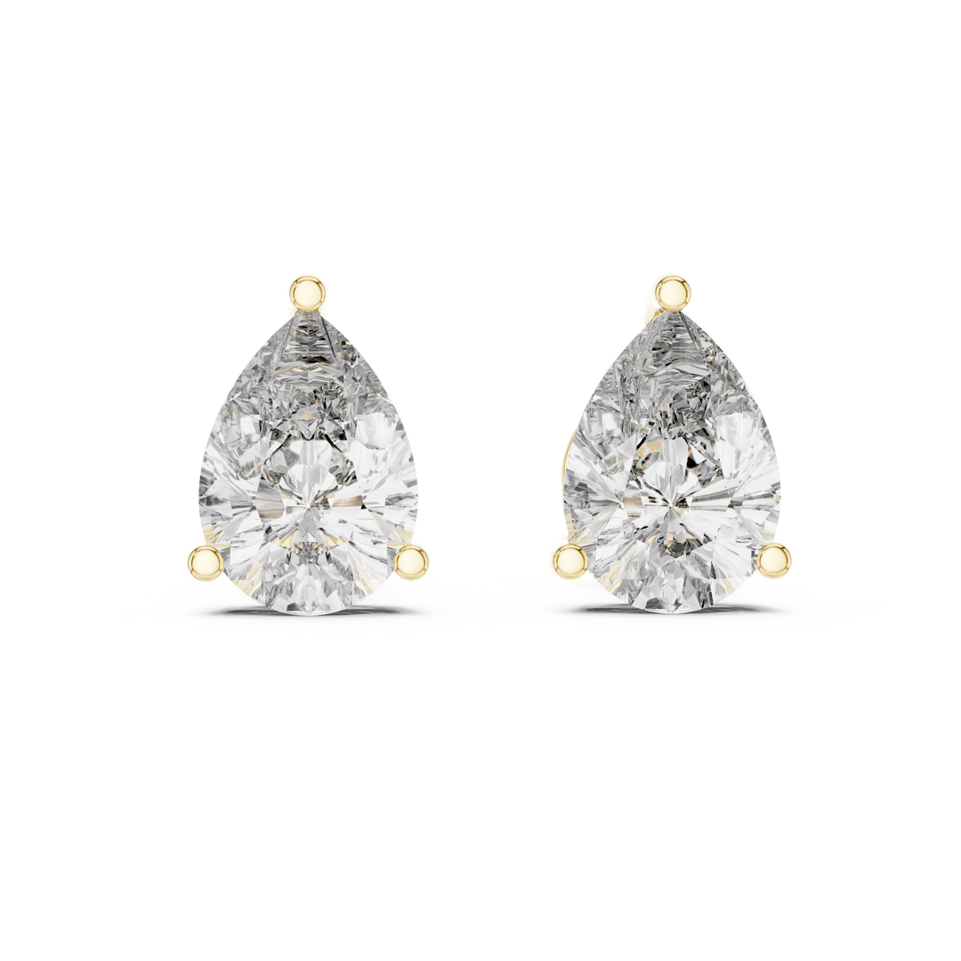 Lab Grown Diamond Earring – Pear Cut Diamond