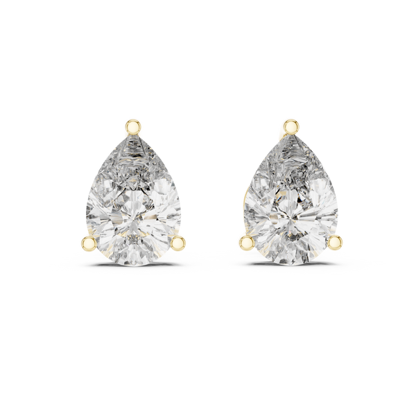 Lab Grown Diamond Earring – Pear Cut Diamond
