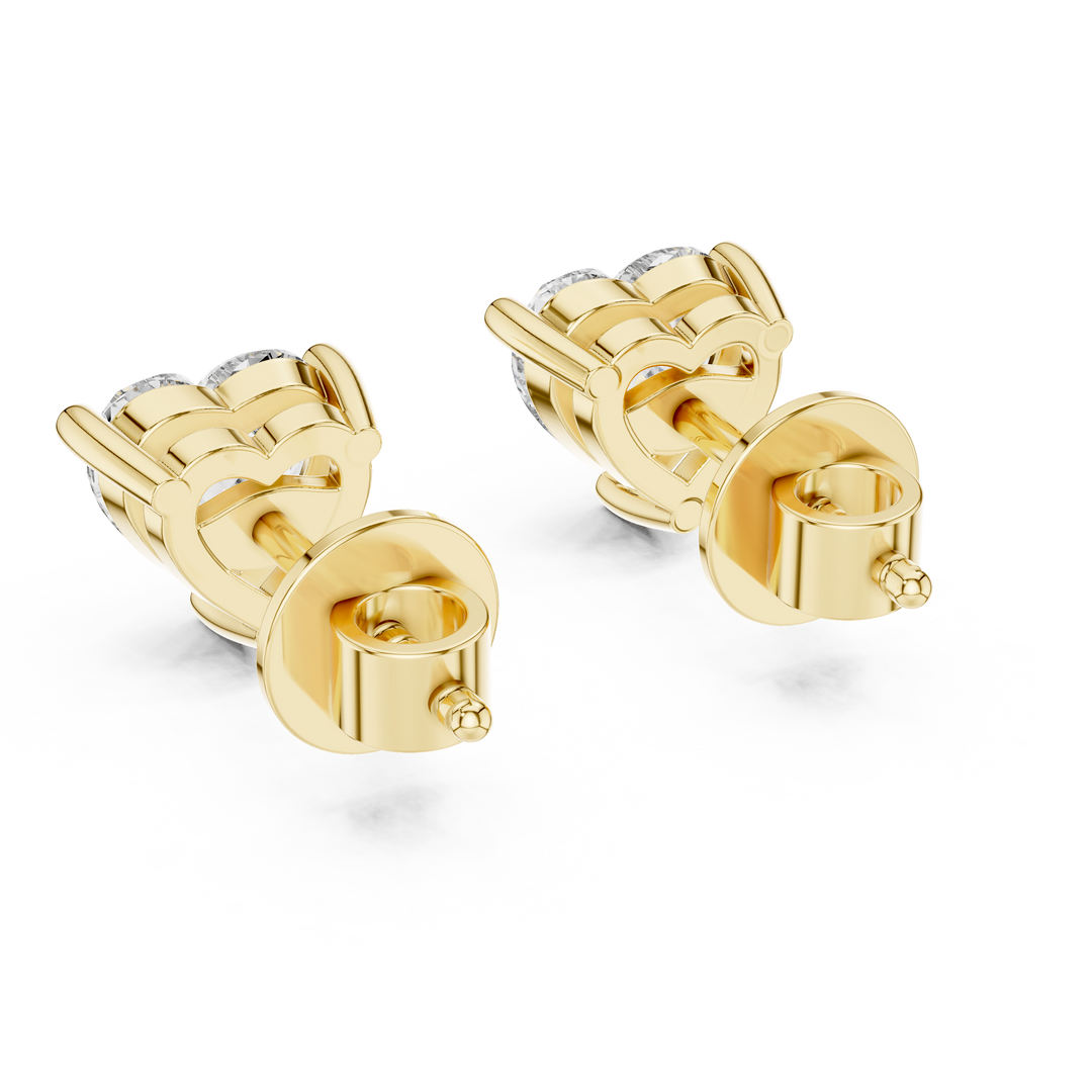 1.5ct Lab Grown Diamond Earring – Heart Cut Diamond