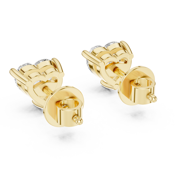 1.5ct Lab Grown Diamond Earring – Heart Cut Diamond