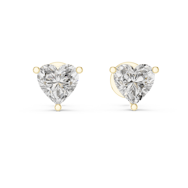 Lab Grown Diamond Earring – Heart Cut Diamond ER-0006@7