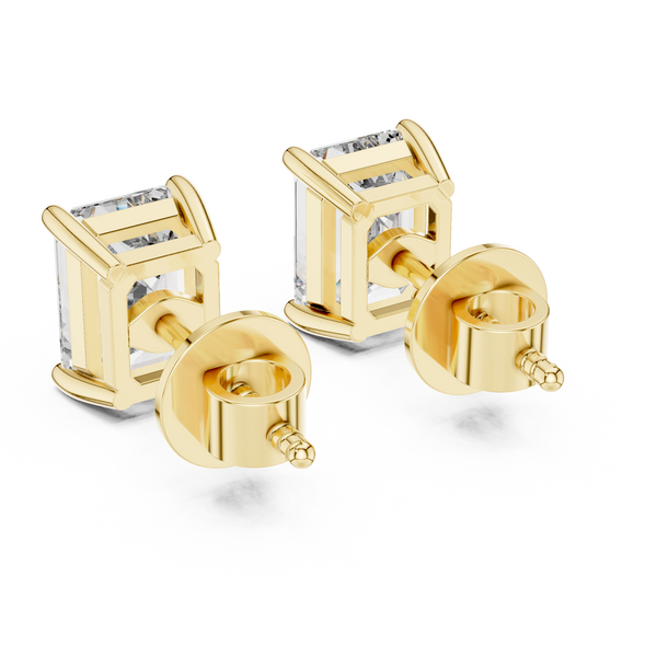 2.5ct Lab Grown Diamond Earrings – Emerald Cut Diamond