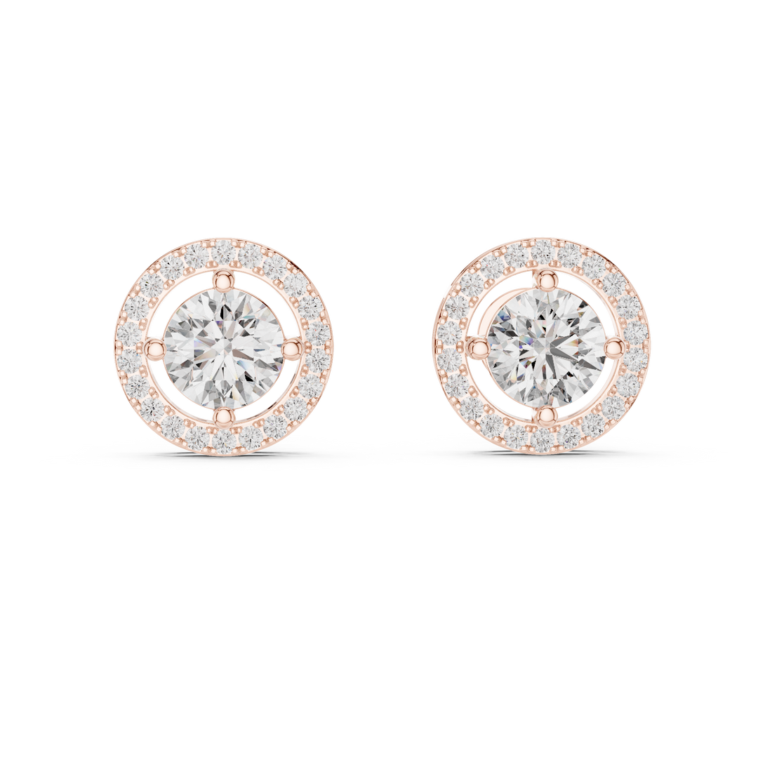 2.528ct Lab Grown Diamond Earring – Round Cut Diamond ER-0008@7