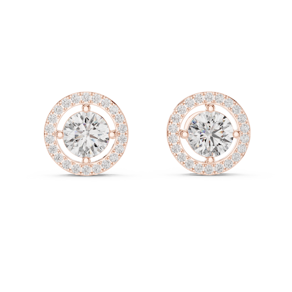 2.528ct Lab Grown Diamond Earring – Round Cut Diamond