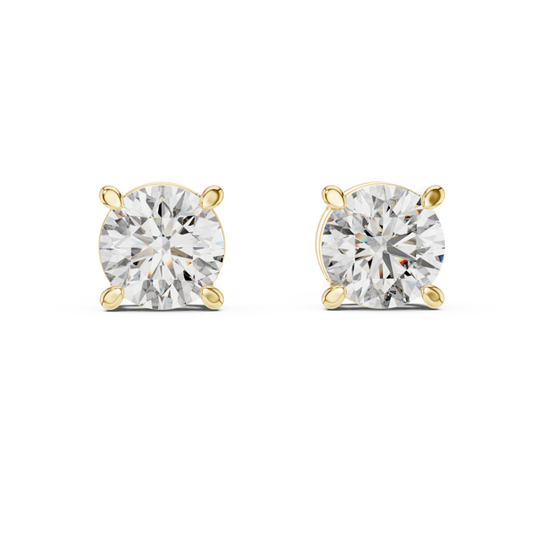 2.5ct Lab Grown Diamond Solitaire Stud Earrings - ER-0016@7