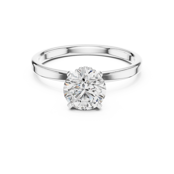 0.25ct-3ct Lab Grown Diamond Aurielle Bloom Solitaire Ring