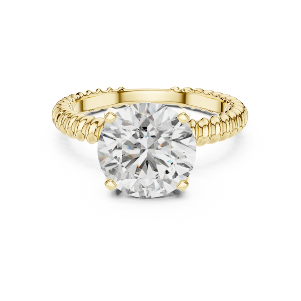1ct Lab Grown Diamond Ring – Round Cut Diamond