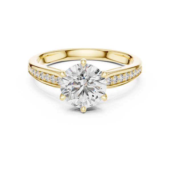 1.086ct Lab Grown Diamond Ring – Round Cut Diamond