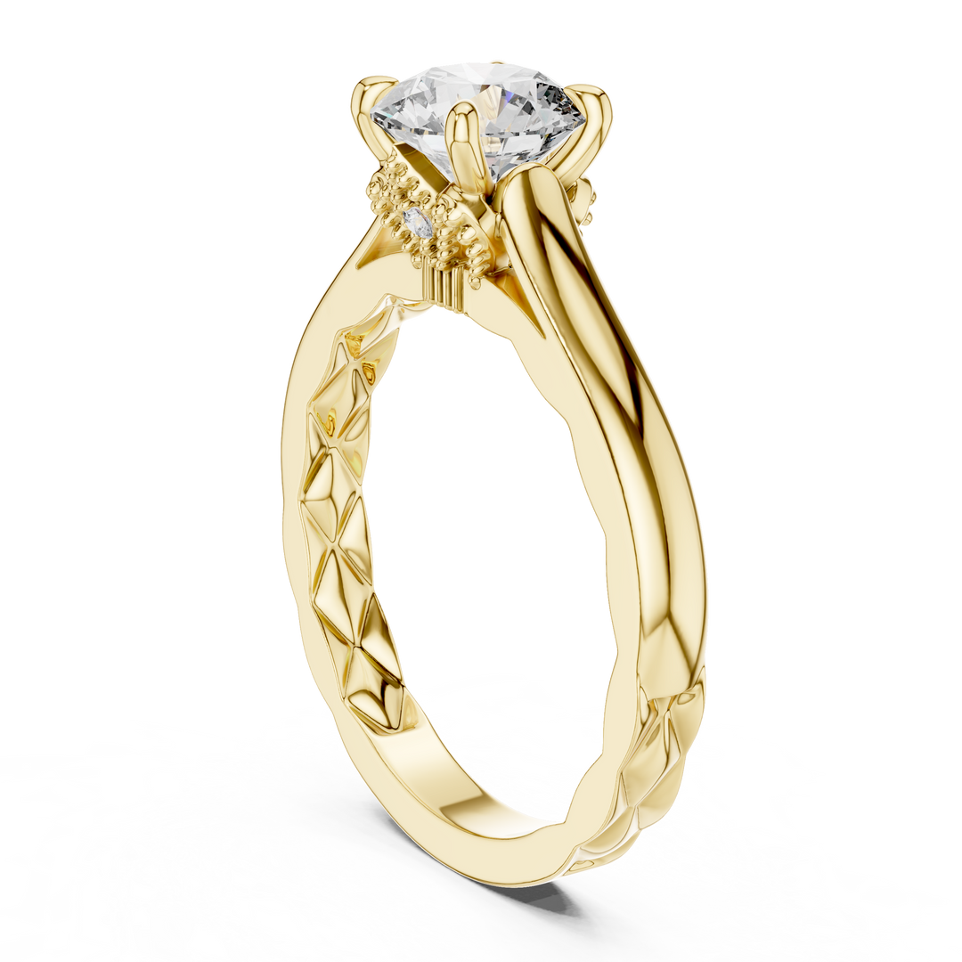 0.25ct-3ct Lab Grown Diamond Ring - Solitaire Style