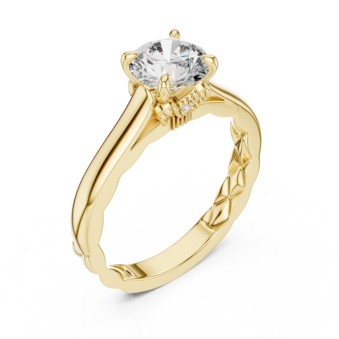0.25ct-3ct Lab Grown Diamond Ring - Solitaire Style