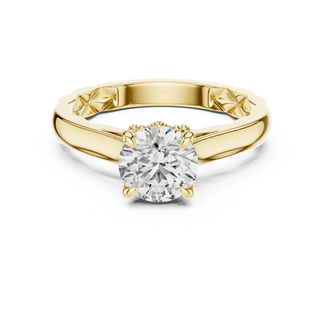 0.25ct-3ct Lab Grown Diamond Ring - Solitaire Style