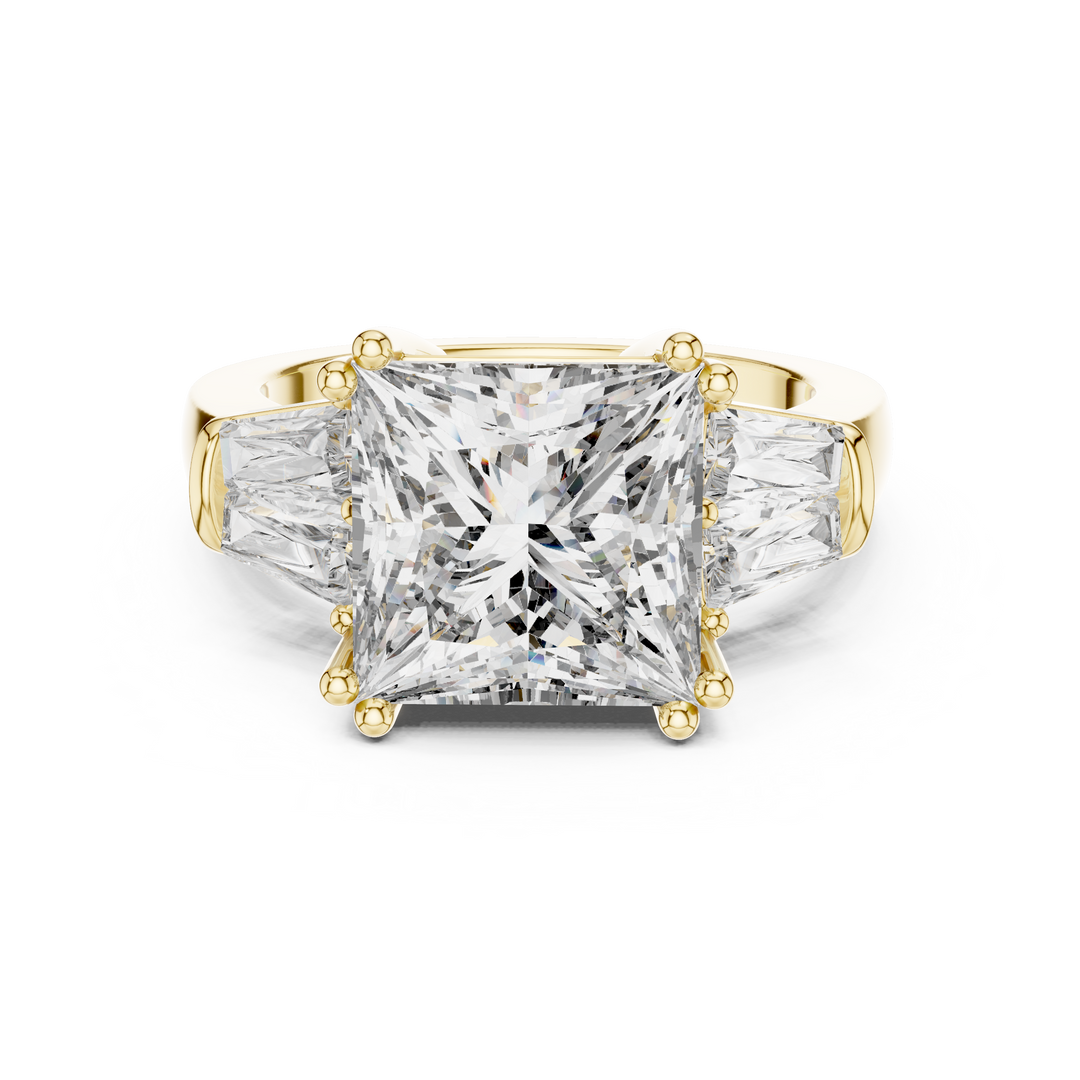 3.90ct Princess Lab Grown Diamond Ring