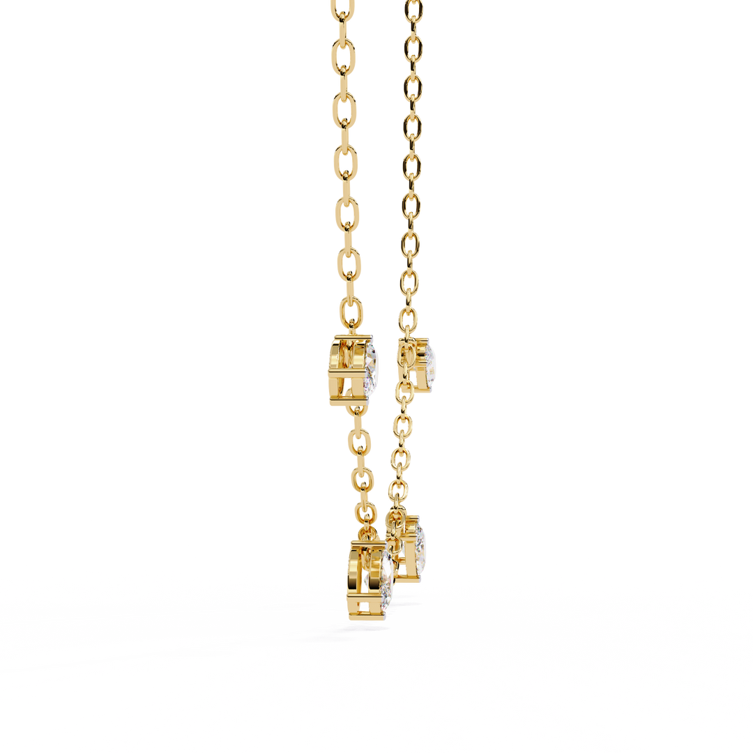 1.45ct Lab Grown Diamond Necklace – Oval Cut Diamond