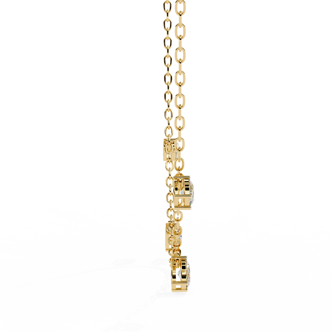 1.45ct Lab Grown Diamond Necklace – Oval Cut Diamond