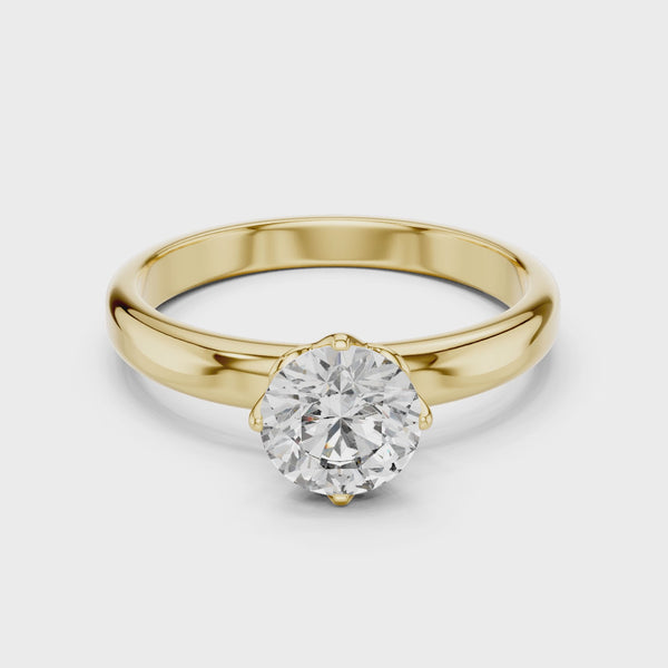 1ct Lab Grown Diamond Hera Engagement Ring