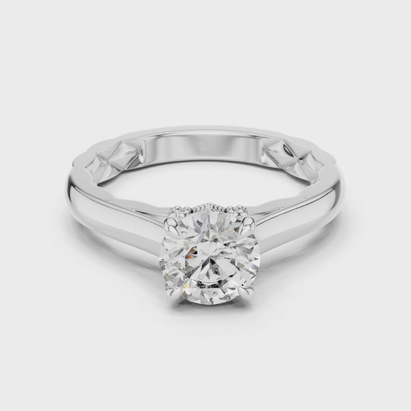 0.25ct-3ct Lab Grown Diamond Ring - Solitaire Style -LR-0044@7