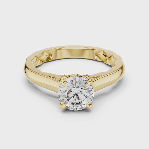 0.25ct-3ct Lab Grown Diamond Ring - Solitaire Style -LR-0044@7