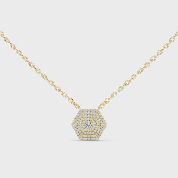 0.6ct Lab Grown Diamond Pendant - Round Cut Diamond 42#360009N@7